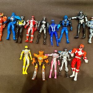 14 assorted Power Rangers